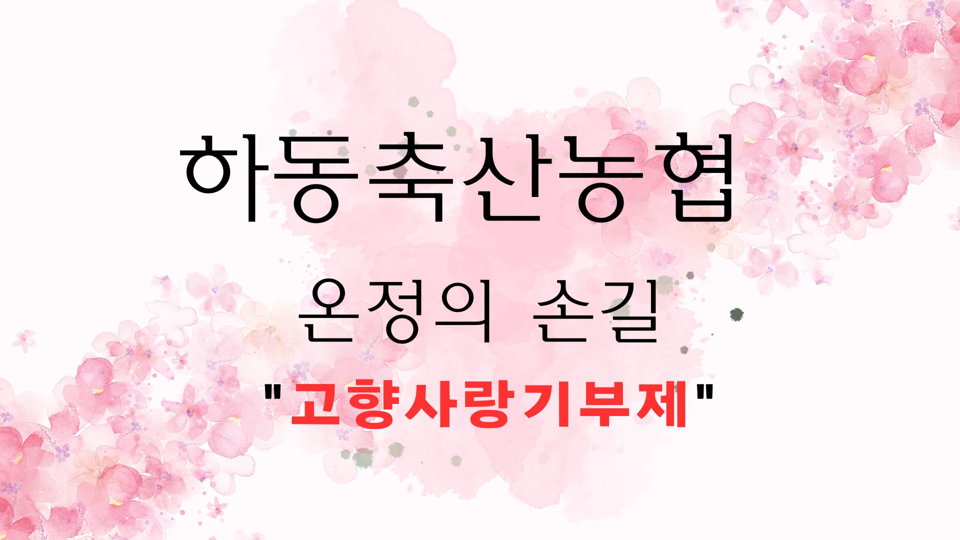 고향사랑 기부제